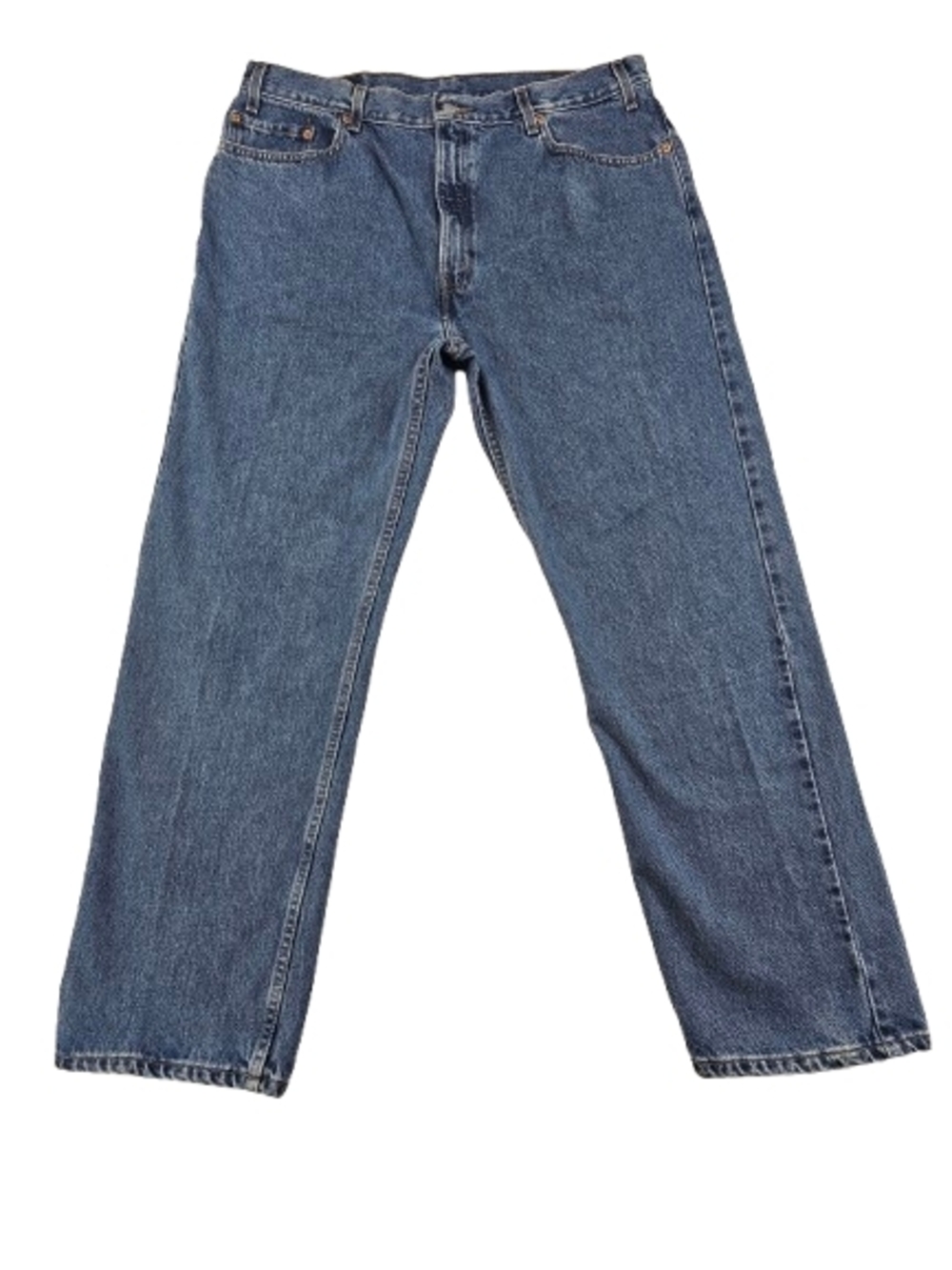 VINTAGE Y2K Levi's 505 Regular Fit Straight Leg Men's 40x30 Med Wash Jeans 90s